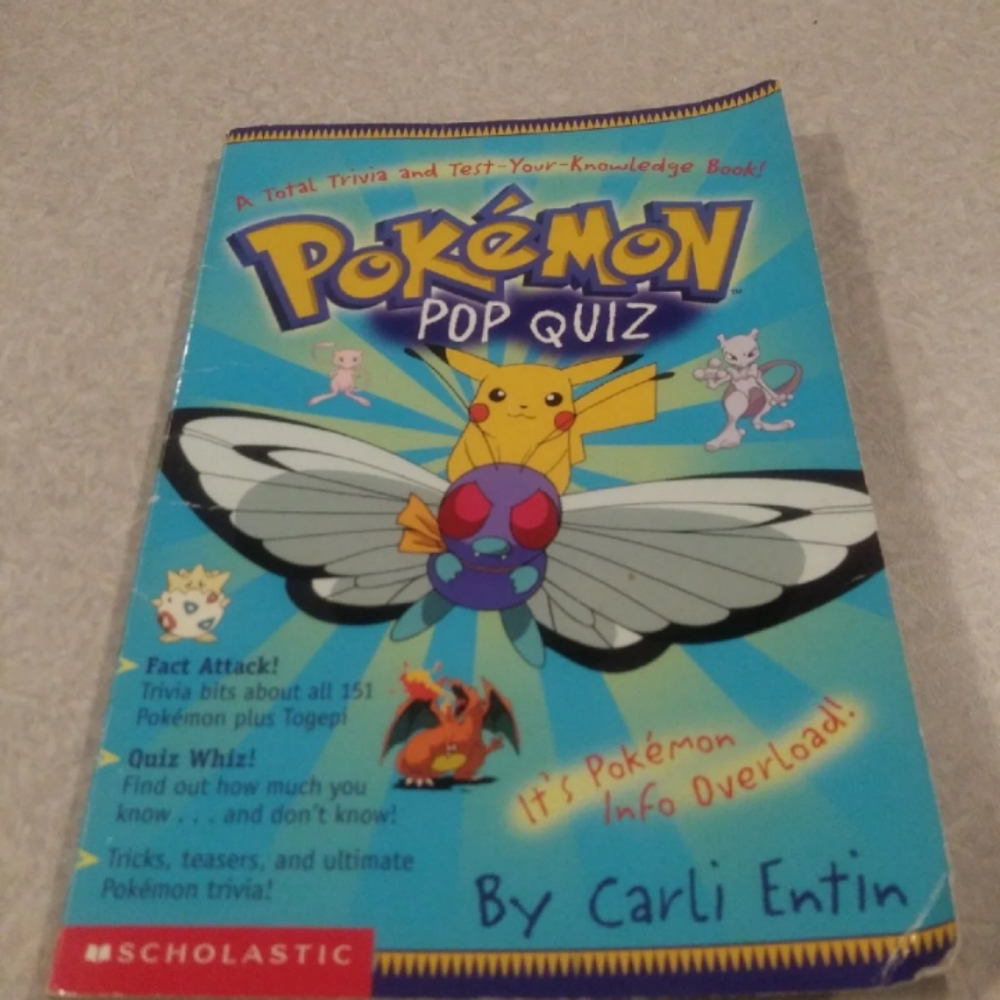 Pokemon quiz book